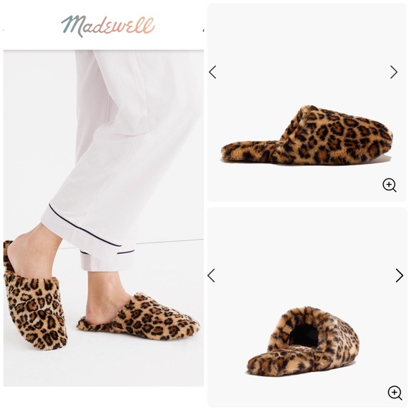 Madewell Animal Print Faux Fur Slipper - Picture 6 of 6
